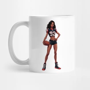 Women American Football Mug